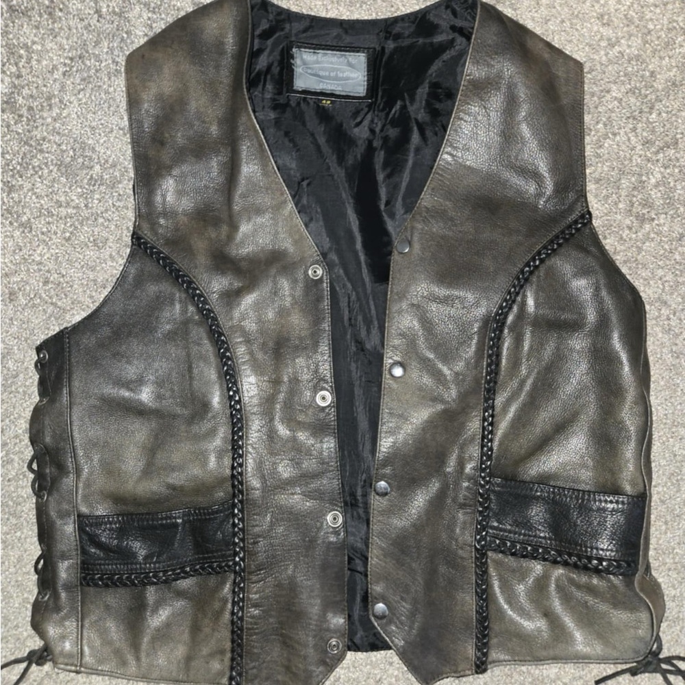 Wilson's Leather Black Vest